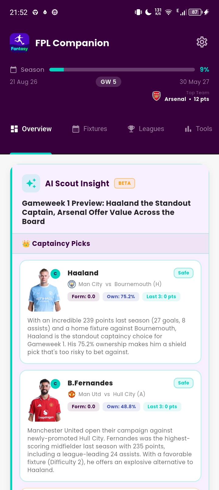 AI Scout Insight